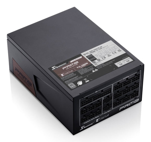 Seasonic Prime TX-1600 Noctua Edition enhed til strømforsyning 1600 W 24-pin ATX ATX Sort