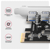 Axagon PCEU-430RS interface-kort/adapter Intern USB 3.2 Gen 1 (3.1 Gen 1)