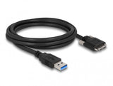 DeLOCK 87800 USB-kabel USB 3.2 Gen 1 (3.1 Gen 1) 2 m USB A Micro-USB B 5 Gbit/sek. Sort