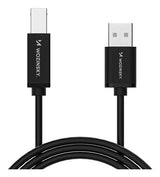 Wozinsky WKDDY3S USB-kabel USB 2.0 2 m USB B USB C 0,48 Gbit/sek. Sort