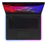 ASUS ROG Strix SCAR 16 G635LX-RW018W Intel Core Ultra 9 275HX Laptop 40,6 cm (16") WQXGA 32 GB DDR5-SDRAM 1 TB SSD NVIDIA GeForce RTX 5090 Wi-Fi 7 (802.11be) Windows 11 Home Tysk Sort