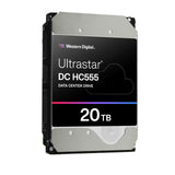 Western Digital Ultrastar DC HC555 harddisk 20 TB 7200 rpm 512 MB 3.5" SAS3