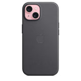 Apple Cover MagSafe-kompatibilitet microtwill, FineWoven sort til iPhone 15
