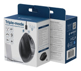 Gembird MUSW3-9B-01 mus Kontor Højre hånd RF Wireless + Bluetooth + USB Type-A Optisk 2400 dpi