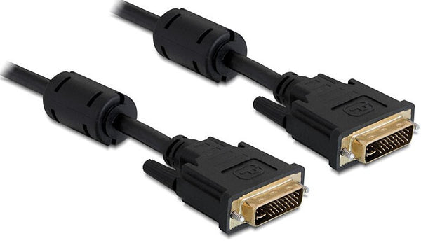 DeLOCK 2m DVI-I DVI kabel Sort