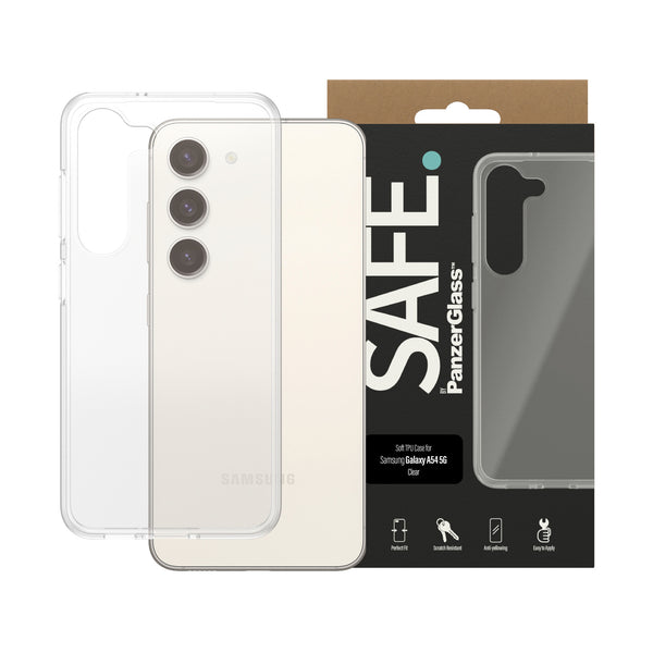 PanzerGlass SAFE. by ® TPU Case Samsung Galaxy S23 | Transparent