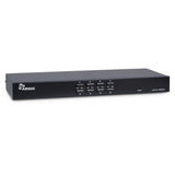 Inter-Tech AS-9108DA KVM Switch Stativ-montering Sort