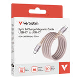 Verbatim 31853 USB-kabel USB 2.0 1,2 m USB C 0,48 Gbit/sek. 60 W Lyserød