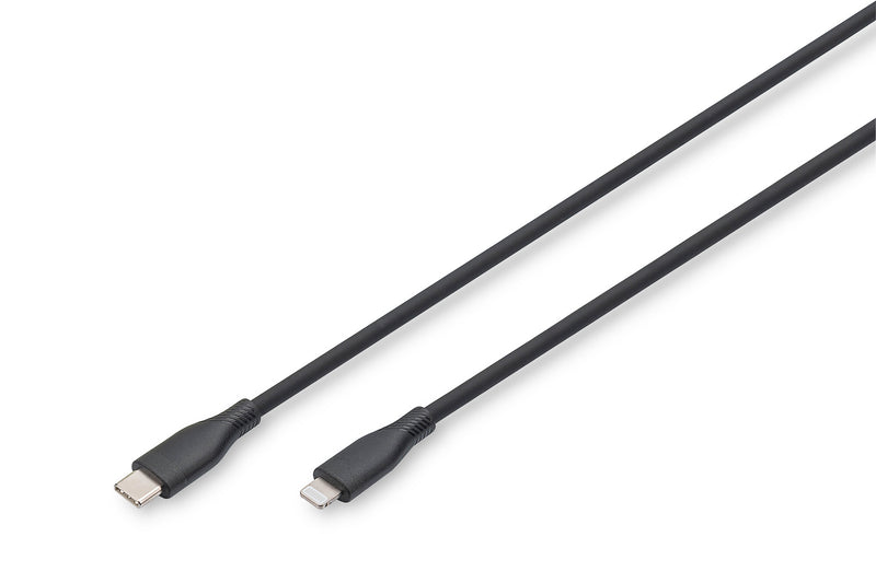 Digitus AK-600110-010-S Lightning kabel 1 m Sort