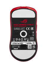 ASUS ROG Harpe II Ace RED mus Spil Højre hånd RF Wireless + Bluetooth + USB Type-A Optisk 42000 dpi