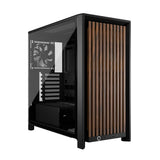 Corsair FRAME 4000D WOOD RS Midi Tower Sort, Træ