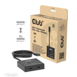CLUB3D CSV-2511 video-splitter USB Type-C 2x DisplayPort