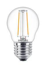 Philips Filament kertepære, klar 25 W P45 E27