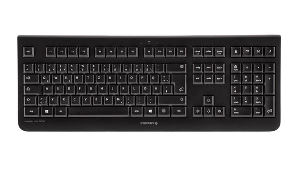 CHERRY DW 3000 tastatur Mus inkluderet Universel RF trådløst AZERTY Belgisk Sort