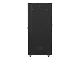 Lanberg FF01-8042-12B stativ 42U Fritstående reol Sort