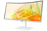 Samsung S65TC computerskærm 86,4 cm (34") 3440 x 1440 pixel UltraWide Quad HD LED Hvid