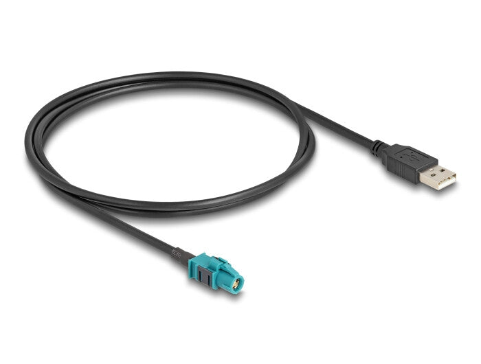 DeLOCK 90534 koaxial kabel 1 m HSD Z USB A Sort