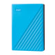 Western Digital WDBR9S0060BBL-WESN ekstern harddisk 6 TB Micro-USB B 3.2 Gen 1 (3.1 Gen 1) Sort, Blå