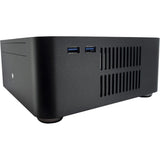 Inter-Tech ITX A80S Mini Tower Sort 60 W