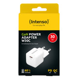 Intenso POWER ADAPTER USB-C GAN/7803022 Universel Hvid Vekselstrøm Hurtig opladning Indendørs