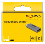 DeLOCK 64328 kabel kønsskifter DisplayPort Anthracit