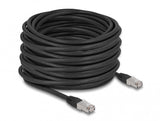 DeLOCK 80132 netværkskabel Sort 20 m Cat6a S/FTP (S-STP)