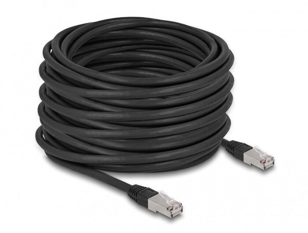 DeLOCK 80132 netværkskabel Sort 20 m Cat6a S/FTP (S-STP)