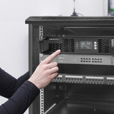 Qoltec 52285 UPS-enhed Dobbeltkonvertering (online) 1 kVA 1000 W 2 AC stikkontakt(er)