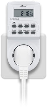 Goobay 51277 elektronisk tæller Hvid Daglig/ugentlig timer