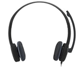 Logitech 981-000587 hovedtelefoner/headset Ledningsført Kontor/Callcenter Sort