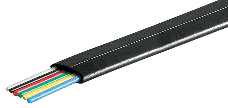 Goobay 93306 telefonkabel 100 m Sort