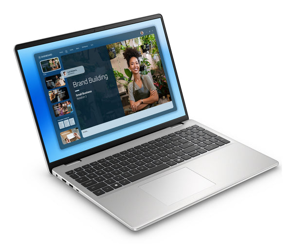 DELL DC16251 Intel Core 7 150U Laptop 40,6 cm (16") Full HD+ 16 GB DDR5-SDRAM 512 GB SSD Wi-Fi 6E (802.11ax) Windows 11 Home Platin, Sølv