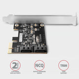 Axagon PCES-SJ2 interface-kort/adapter Intern SATA