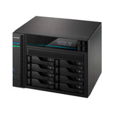 Asustor Lockerstor 10 AS6510T NAS Tower Intel Atom® C3538 8 GB DDR4 0 TB ADM Sort