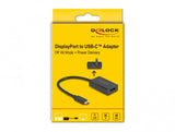 DeLOCK 61059 USB grafisk adapter 3840 x 2160 pixel Sort