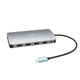 i-tec Metal C31NANODOCKPROPD dockingstation Ledningsført USB 3.2 Gen 1 (3.1 Gen 1) Type-C Sølv