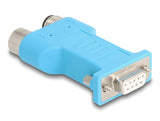 DeLOCK 60665 kabel kønsskifter D-Sub 2x M12 Blå