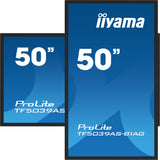 iiyama TF5039AS-B1AG computerskærm 125,7 cm (49.5") 3840 x 2160 pixel 4K Ultra HD LED Berøringsskærm Sort