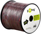 Goobay 15023 lydkabel 100 m Sort, Rød