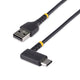 StarTech.com R2ACR-30C-USB-CABLE USB-kabel USB 2.0 0,3 m USB A USB C 0,48 Gbit/sek. 60 W Sort