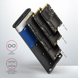 Axagon EEM2-SB2 drevkabinet SSD kabinet Sort M.2