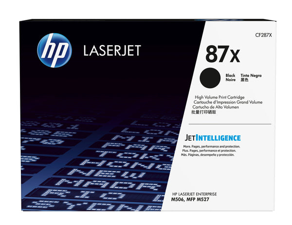 HP Original 87X LaserJet-tonerpatron med høj kapacitet, sort