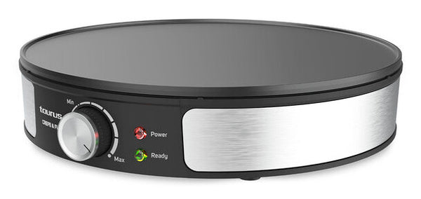 Taurus Crepe & Fun pandekage- og crepes-maskine 1 pandekage(r) 1200 W Sort, Rustfrit stål