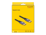 DeLOCK 80600 DisplayPort kabel 1 m Sort, Violet