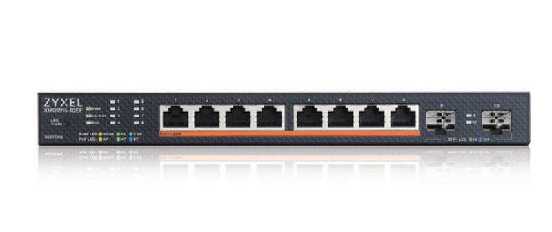 Zyxel XMG1915-10EP Administreret L2 2.5G Ethernet (100/1000/2500) Strøm over Ethernet (PoE)