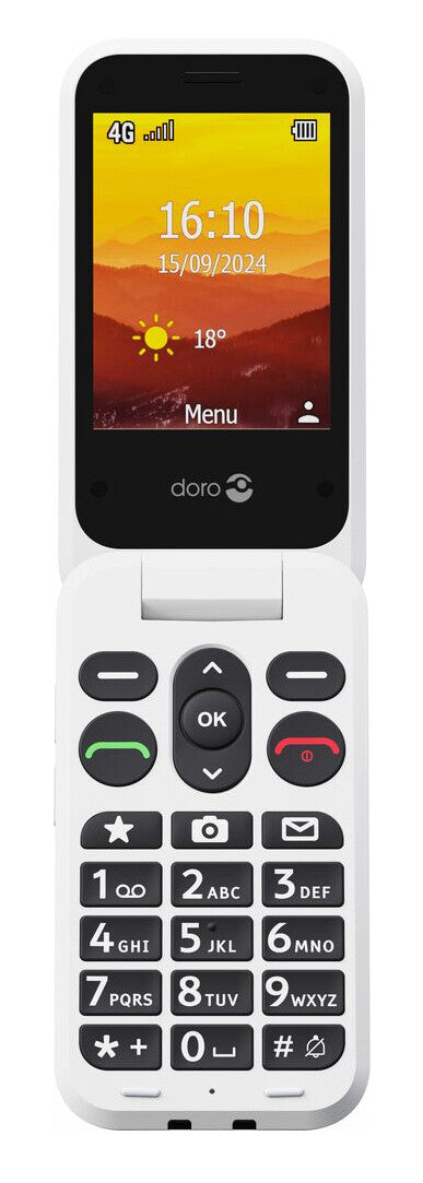 Doro Leva L21 7,11 cm (2.8") 132 g Sort, Hvid Feature telefon