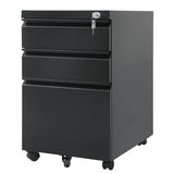 Maclean MC-850 kontorskuffe Sort Metal