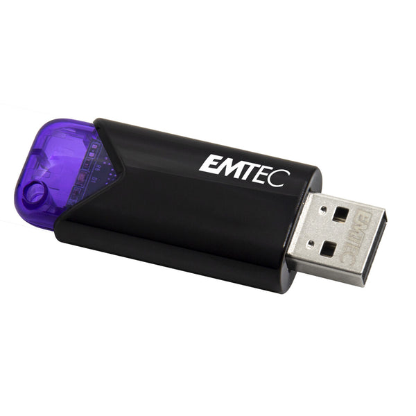 Emtec Click Easy USB-nøgle 128 GB USB Type-A 3.2 Gen 1 (3.1 Gen 1) Sort, Violet