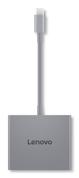 Lenovo GX91R64790 dockingstation Ledningsført USB 3.2 Gen 1 (3.1 Gen 1) Type-C Grå