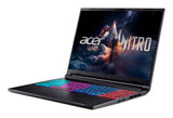 Acer Nitro V 16S ANV16S-71-708Y Intel Core 7 240H Laptop 40,6 cm (16") WUXGA 16 GB DDR5-SDRAM 1 TB SSD NVIDIA GeForce RTX 5060 Wi-Fi 6 (802.11ax) Windows 11 Home Tysk Sort